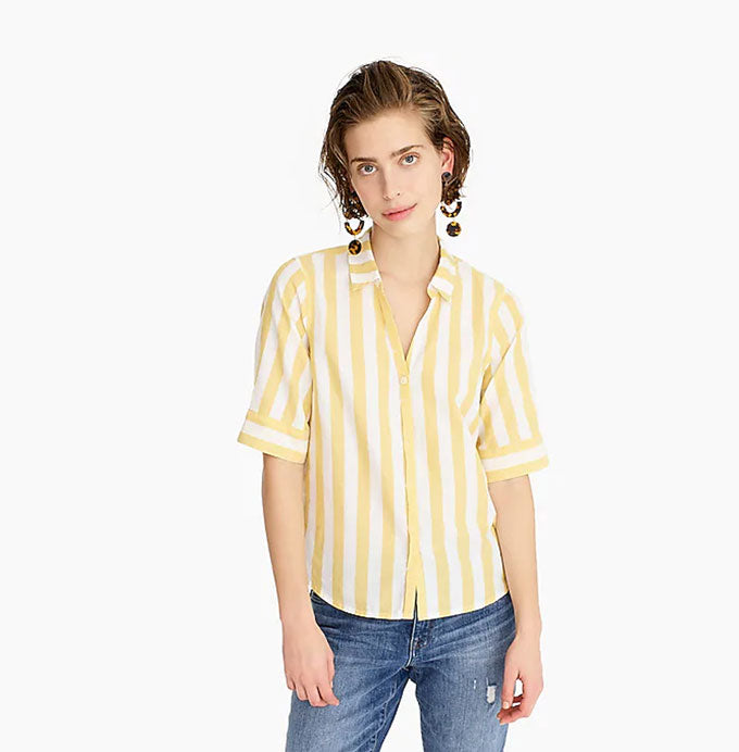 Short-Sleeve Button-Up